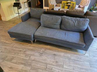 Free Blue Left Chaise Couch