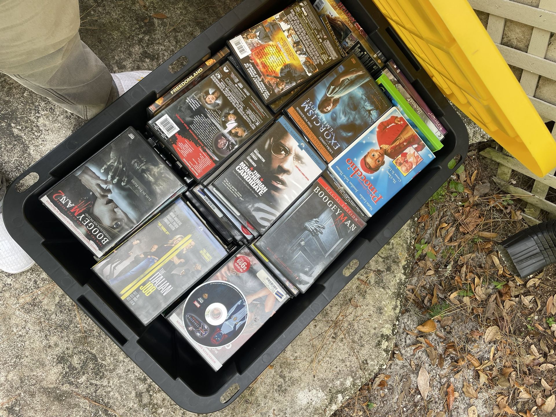 Over 200 DVDs 📀