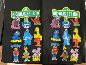 Sesame Street custom t shirts