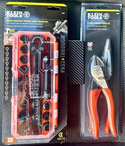 Klein Tools Socket Wrench Set & Pliers Kit