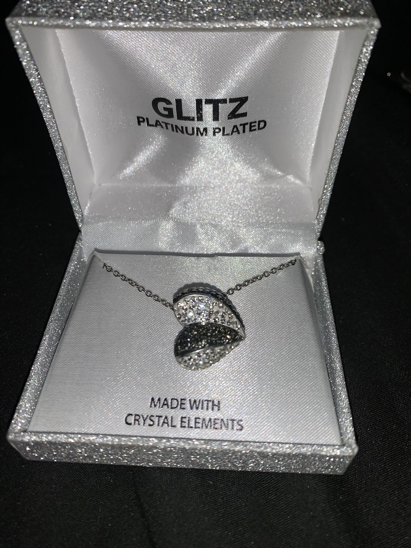New Crystal Heart Necklace 
