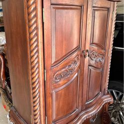 Sold Wood Armoire