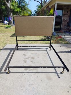 Queen Headboard with Rails