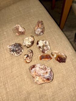 Raw fire agate