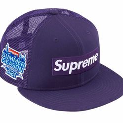 Purple Supreme Trucker Hat 7 3/8 