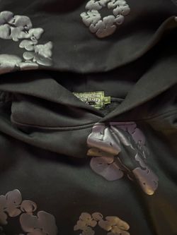 Denim Tears Black Floral Hoodie
