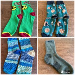 Assorted Speciality Socks. Worn 1-2 Times. Like New. $5/ pair