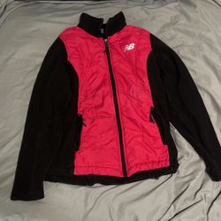 New Balance Hot Pink Zip Up