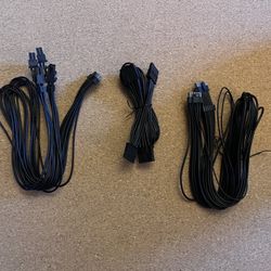 Corsair RM750E Unused Modular Cable Lot – Dual PCIe + 12-Pin PCIe + SATA | RM Series Compatible