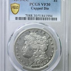 1879-CC Morgan Silver Dollar Capped Die PCGS VF 30