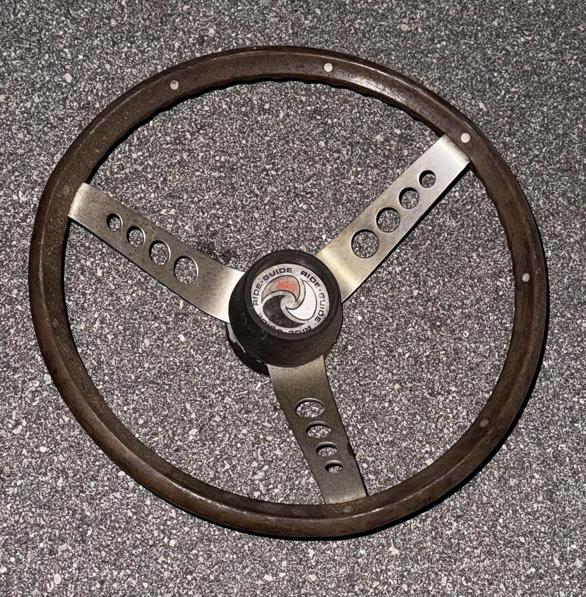 1970 Ridge guide boat steering wheel