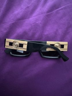 Versace black and gold shades