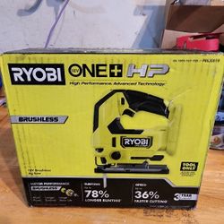 Ryobi Jig Saw Pbljs01b ONE+ HP 18V Brushless Cordless " New in Box"