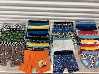 Boys Underwear Boxers. Briefs 27 NEW Pieces For $35 Mix Sizes