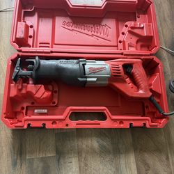 Working 100% 🔥 Milwaukee 12 amp saw zall sozo reciprocating saw corded electric