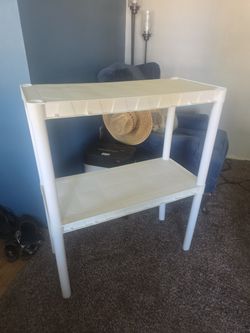 White Plastic Shelf