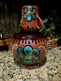 2pc Mexican Barro Botellon/Mexican Clay Water Jug
