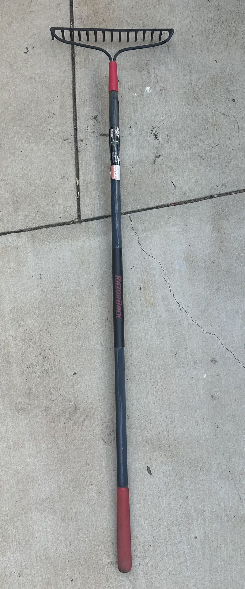 Razor-Back Steel Garden Rake