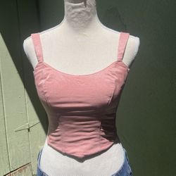 Victoria Secret pink corset top