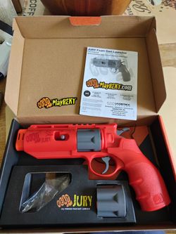 Umarex Airguns Rekt Jury CO2 Powered 6 Round Foam Dart Launcher, Red Orange 🔫