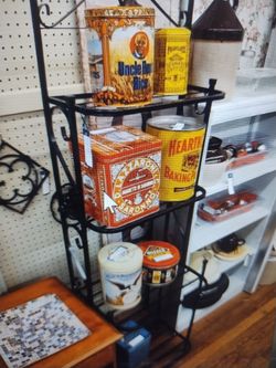 Vintage tins assorted $18 and up