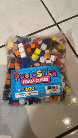 Lakeshore peel and stick foam cubes