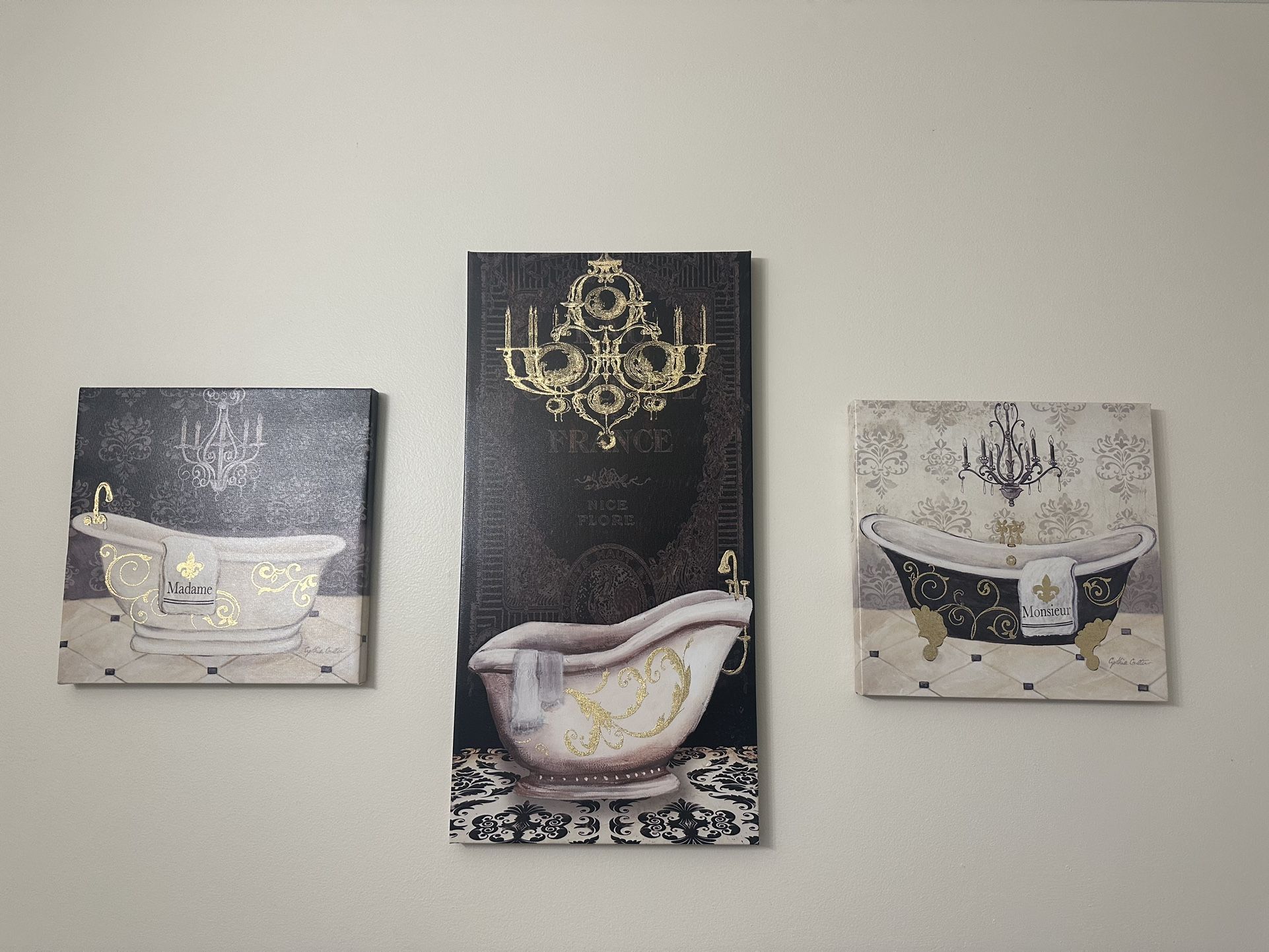 Canvas Bath Wall Art