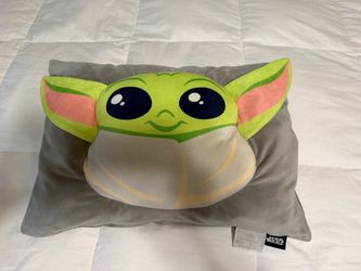 Star Wars Grogu Baby Yoda Plush Pillow and Neck Pillow Set