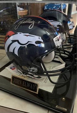 Elway Authentic Autographed Helmet