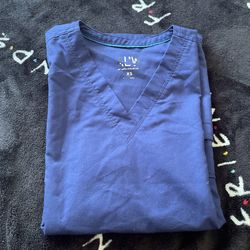 Navy Scrub Top