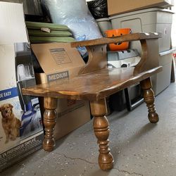 Mid century 2 Tier End Table