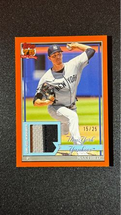 Max Fried Topps 75th 2026 series 2 Game-Used Memorabilia Card #15/46