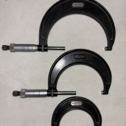 Machining Starrett 436 Micrometers Set Of 3