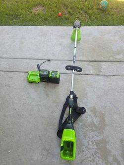 Greenworks trimmers, Battery And Charger