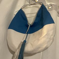 Vintage Sharif Leather Color block Bag