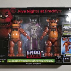 FNAF Endo Series Classic Freddy & Withered Freddy