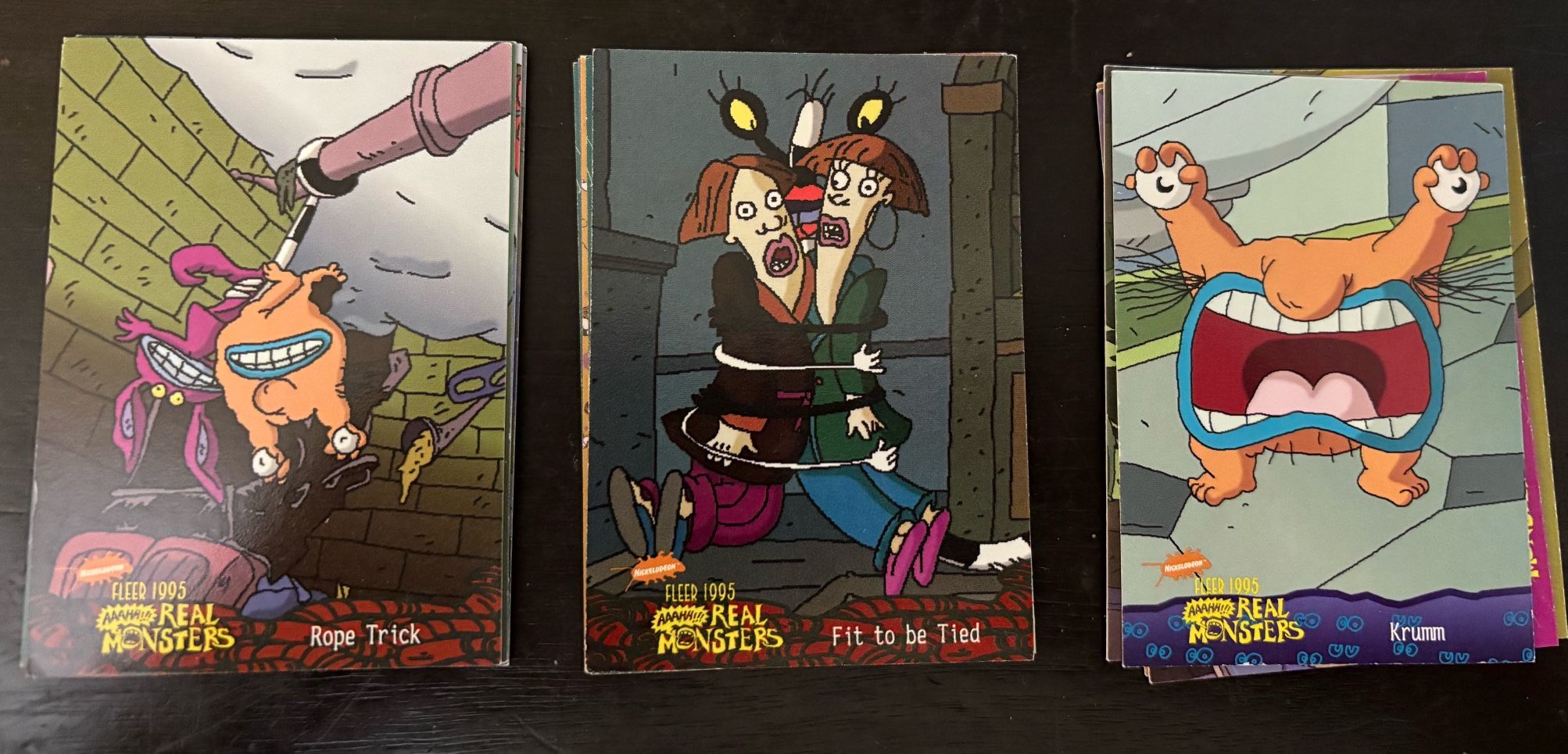 18 Nickelodeon Real Monsters Cards