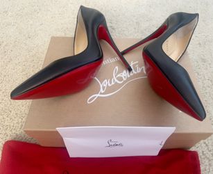Christian Louboutin So Kate Leather Pointed-Toe Red Sole Pump Size 38 (Size 8)