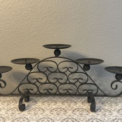 5 Candle Holder- Solid Metal And Great Quality 