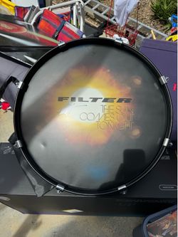 Filter Drum Head signed by Richard Patrick