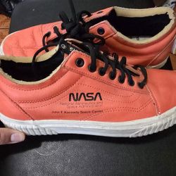 Vans Old Skool Orange N Whtie