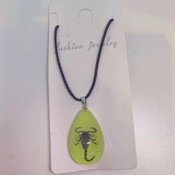 Scorpion Glow In The Dark Pendant