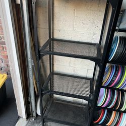 IKEA Fjallbo Shelf Storage Black Metal 