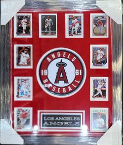 2026 Angels Custom-Framed 10-Card Display Piece: 1 Of 1