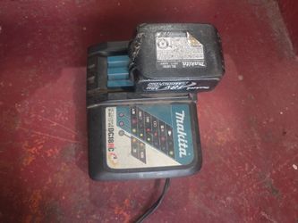 Makita 18v battery and charger