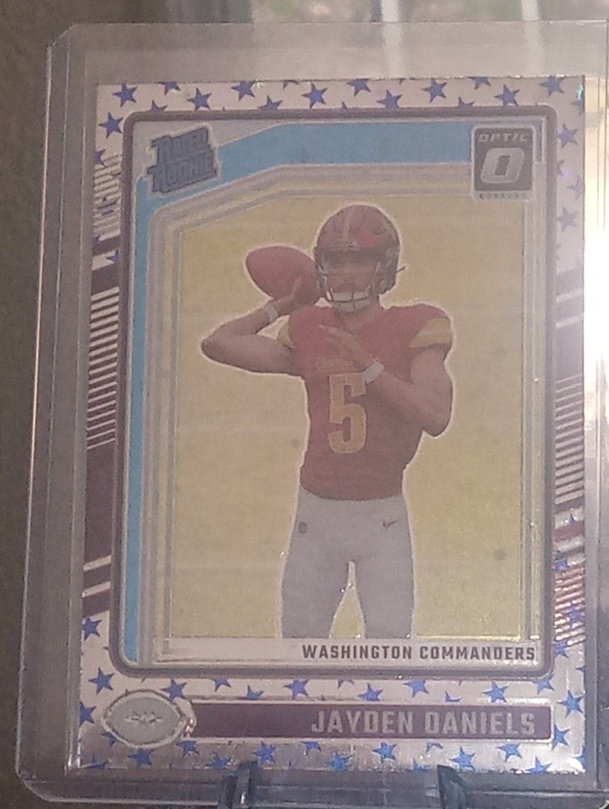Jayden Daniels Optic Rated Rookie Stars Halo