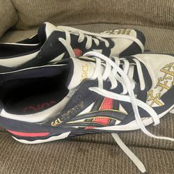 Asics Gel-Lyte V Mens Running Shoes Red White Navy Tigers SZ 12