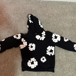 Black Denim Read Hoodie 