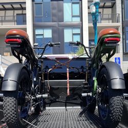 750W Dual Battery/Dual Rider-Electric E-bike, 26ah, 80 Mile Range(Long Seat) W/FREE HEAVY DUTY CHAIN LOCK (4ft/10mm)