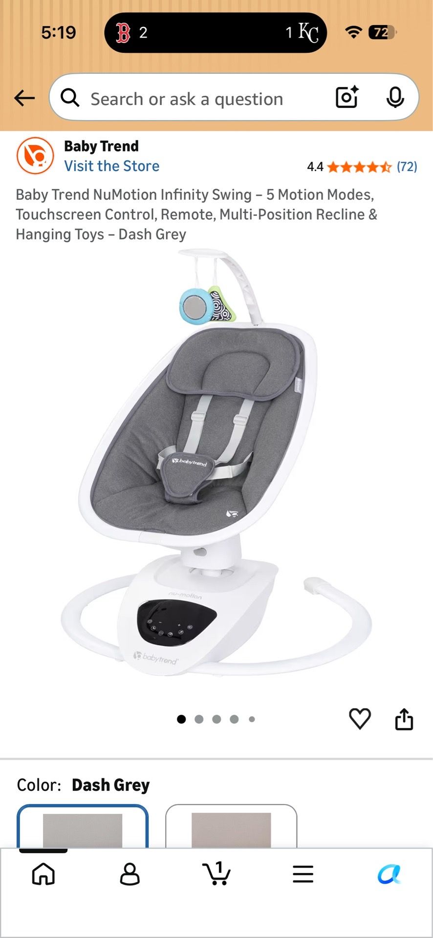 Baby Trend Swing